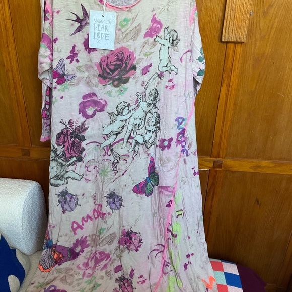 Magnolia Pearl. ❤️❤️NWT.Floral Long Sleeve Dress. Perfect Valentine. O/S - Picture 6 of 10